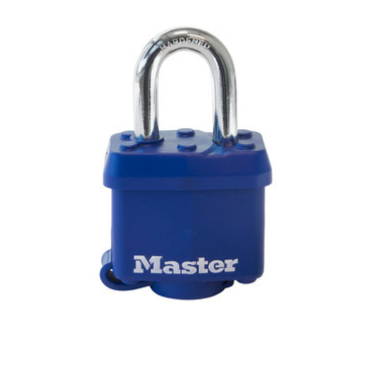 Master Lock 312MK Blue Covered Laminated Padlock Master Keyed (MK) Locks - The Lock Source