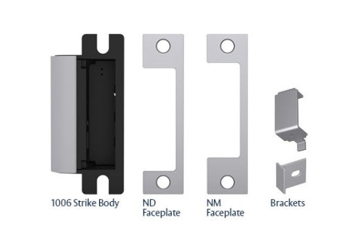 HES 1006CDB-630 Satin Stainless Steel Electric Strike Smart Complete Pacs for Locks with Deadbolts - The Lock Source