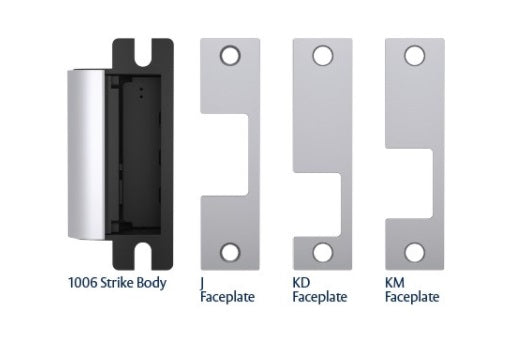 HES 1006CLB-630 Satin Stainless Steel Electric Strike Smart Complete Pacs for Latchbolt Locks - The Lock Source