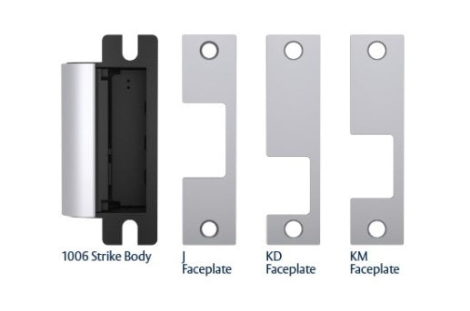 HES 1006CLB-F-630 Satin Stainless Steel Electric Strike Smart Complete Pacs for Latchbolt Locks - The Lock Source