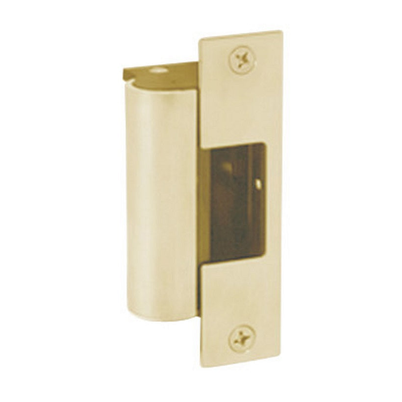 HES 1006 606 Satin Brass Electric Strike Bodies Available Fail Secure or Fail Safe and with Optional Latch Bolt Monitor (LBM) or Latch Bolt Strike Monitor (LBSM) - The Lock Source