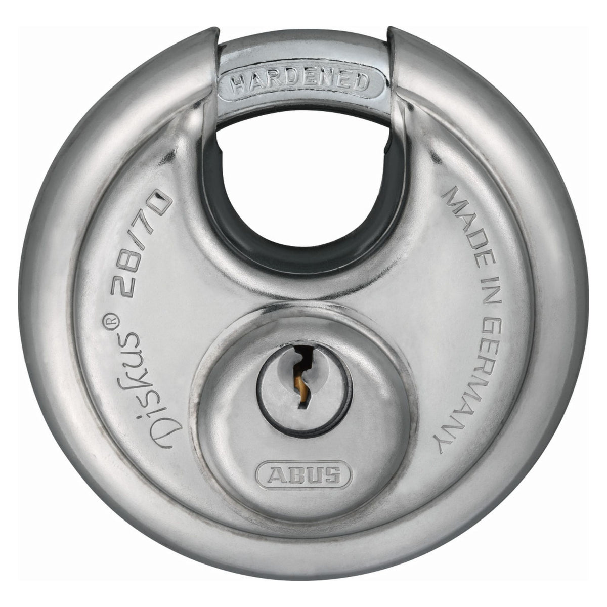 Abus 28/70 KA 0050 Diskus Lock Hardened Steel Disk Padlocks Keyed Alike to Match Existing Key# KA0050 - The Lock Source