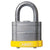 Abus 41/40 KD Laminated Steel Padlock with Yellow Bumper - The Lock Source