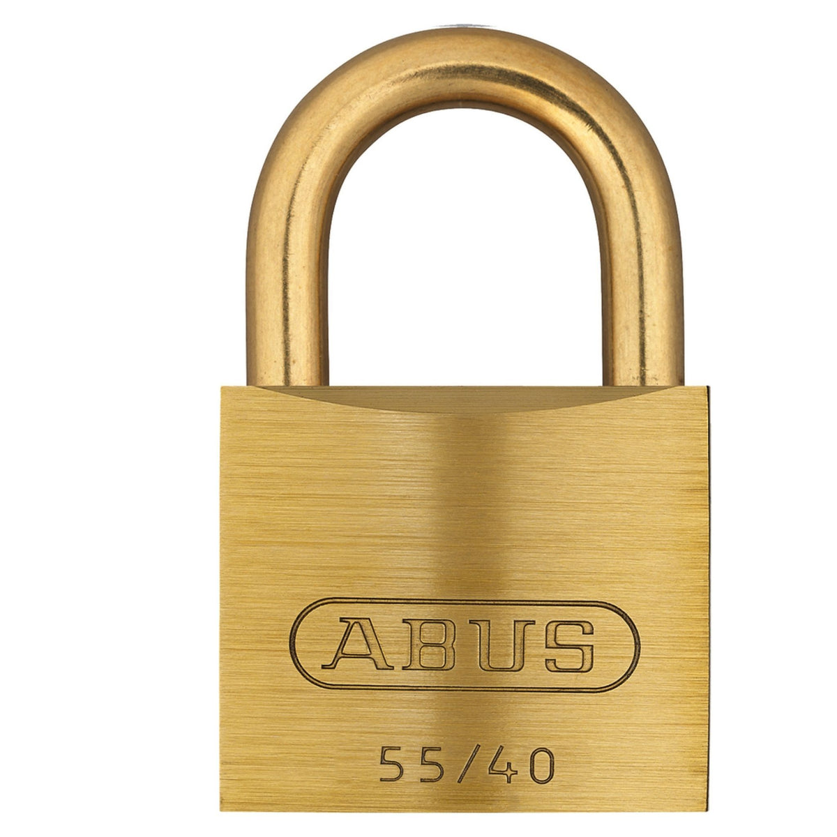 Abus 55MB/40 KAx10 Brass Padlock Keyed Alike in Set of 10 Locks With Brass Shackle - The Lock Source