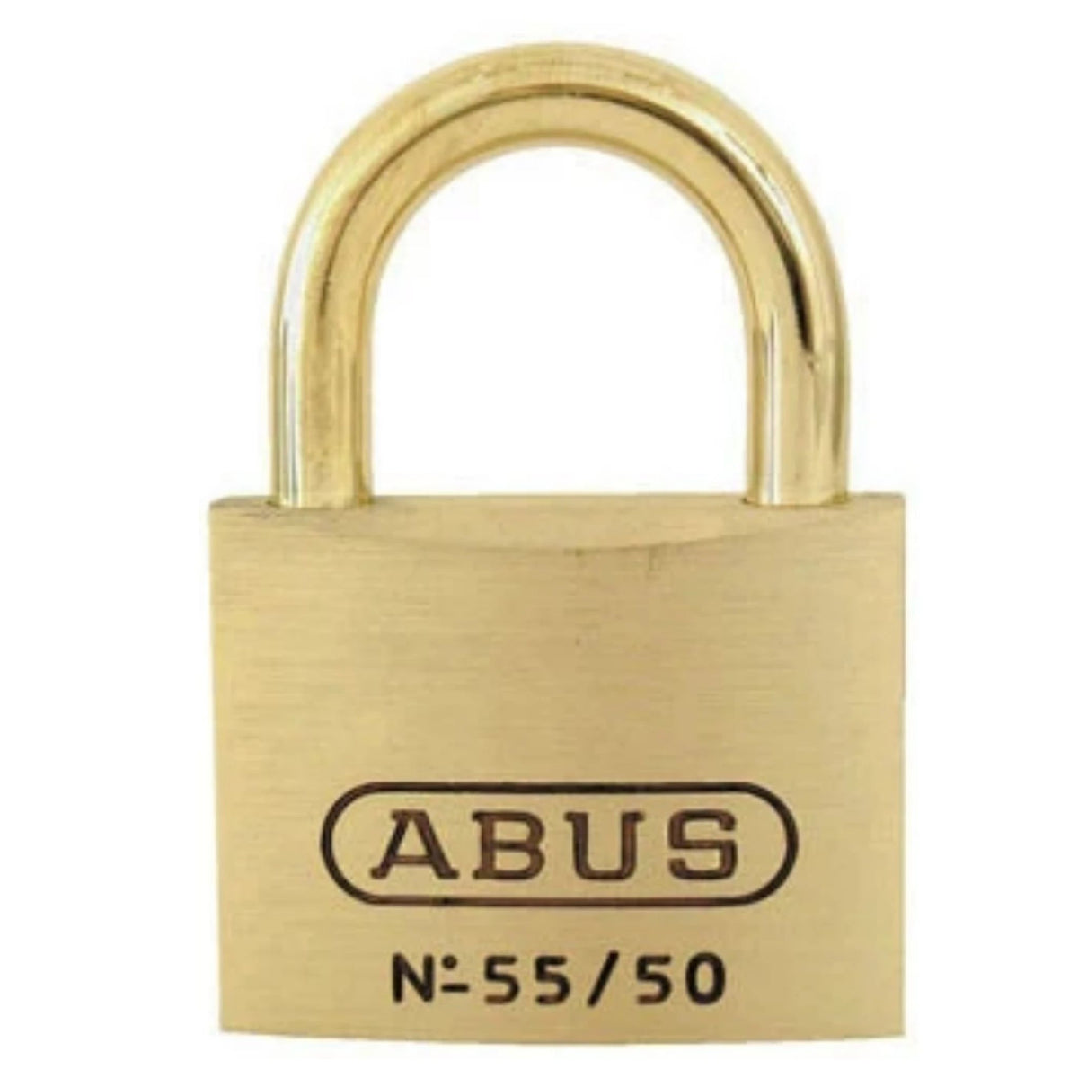 Abus 55MB/50 KA Brass Padlock Keyed Alike With Brass Shackle - The Lock Source