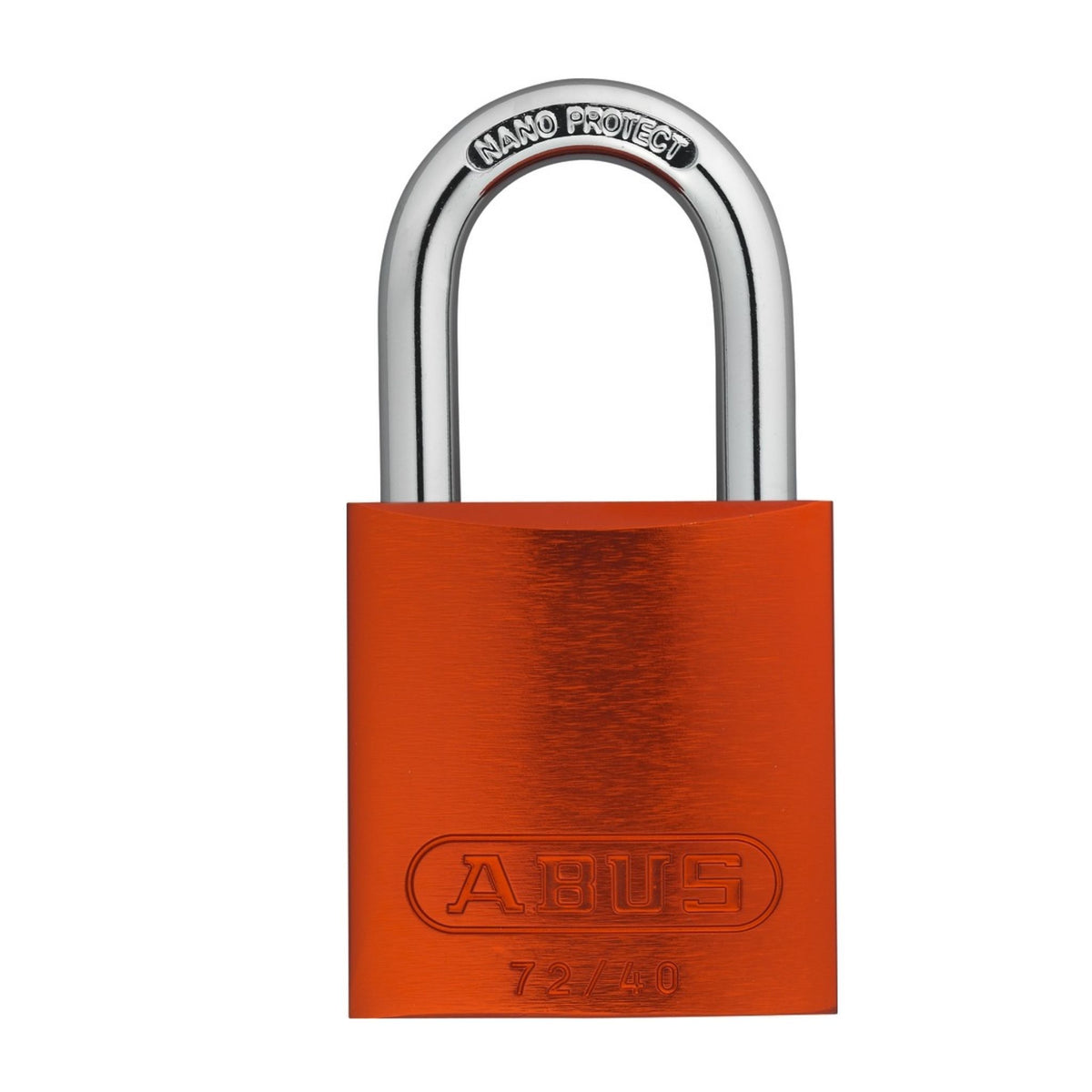 Abus 72/40 MK Orange Titalium Safety Padlock with 1-Inch Shackle - The Lock Source 