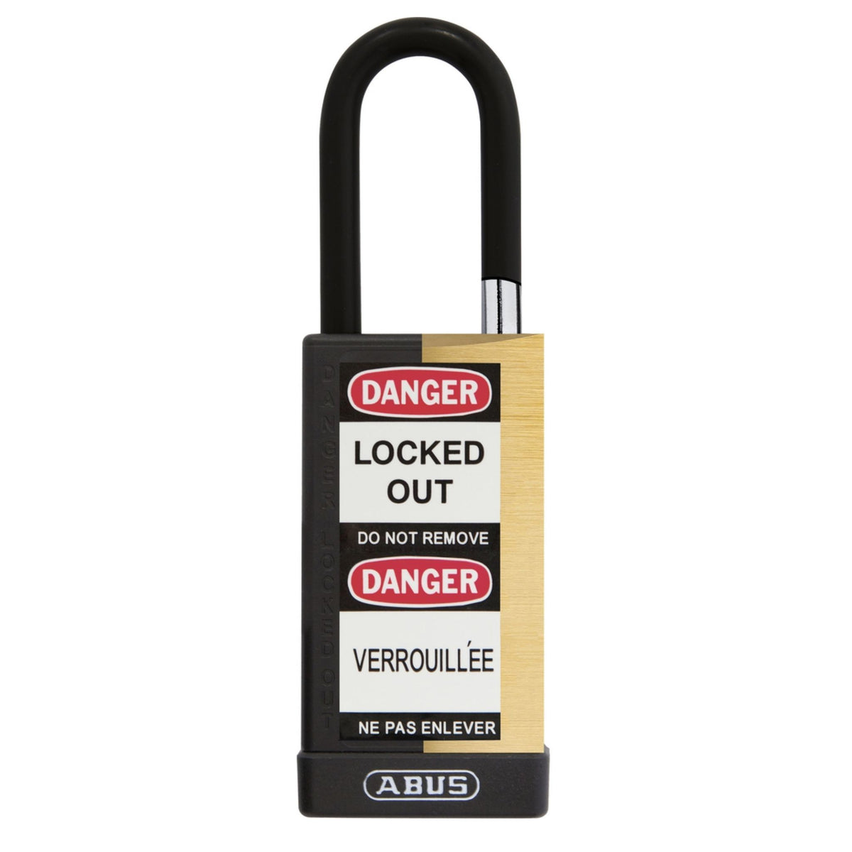 Abus 74MLB/40 KDX6 Black Insulated Safety Padlock, Set-of-6 Locks - The Lock Source