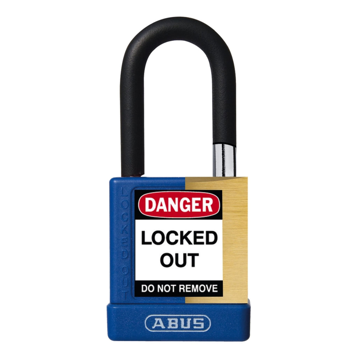 Abus 74M/40 KDx6 Blue Insulated Brass Safety Lock Keyed Different Set-of-6 Padlocks - The Lock Source