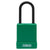 Abus 76PS/40 MK Green Safety Padlock, 1-1/2" Plastic-Covered Steel Shackle - The Lock Source