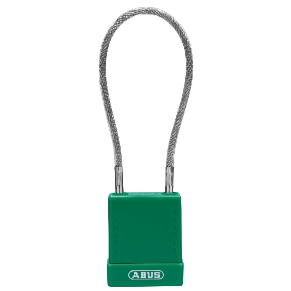Abus 76/40CAB40 MK Green Safety Padlock with 8-Inch Cable - The Lock Source