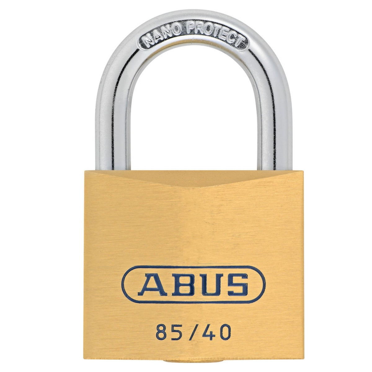 Abus 85/40 KD Brass Lock High Security Keyed Different Padlock - The Lock Source