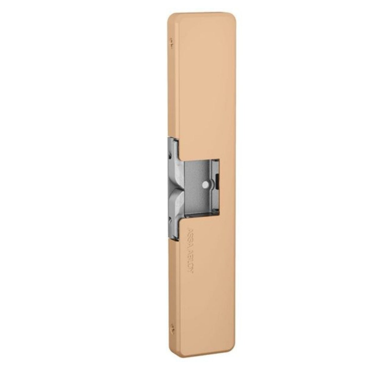 HES 9400-612 Slim Line Surface Mounted Electric Strike, Satin Bronze for Rim Exit Devices - The Lock Source