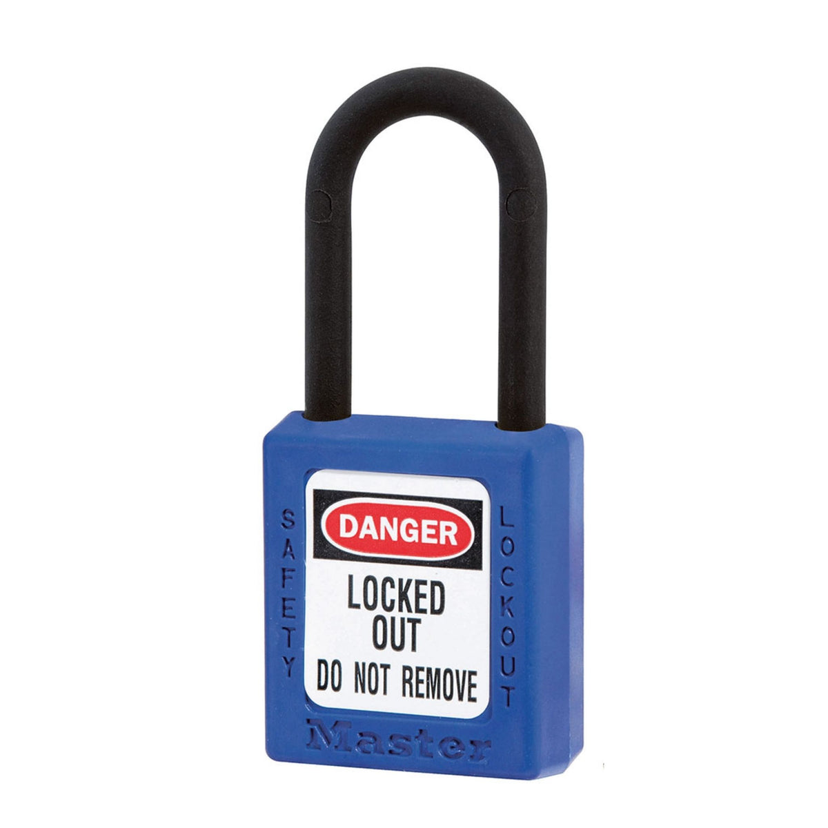 Master Lock 406KD Series Zenex Blue Thermoplastic Safety Locks - The Lock Source