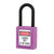 Master Lock 406KD Series Purple Zenex Thermoplastic Safety Locks - The Lock Source