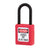 Master Lock 406KD Series Zenex Red Thermoplastic Safety Locks - The Lock Source