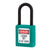 Master Lock 406KD Series Zenex Teal Thermoplastic Safety Locks - The Lock Source