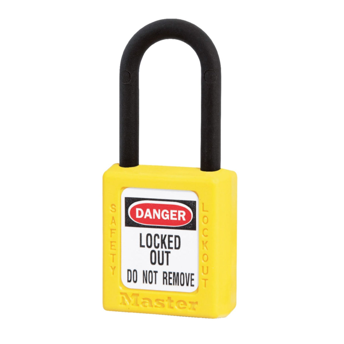 Master Lock 406KD Series Zenex Yellow Thermoplastic Safety Locks - The Lock Source