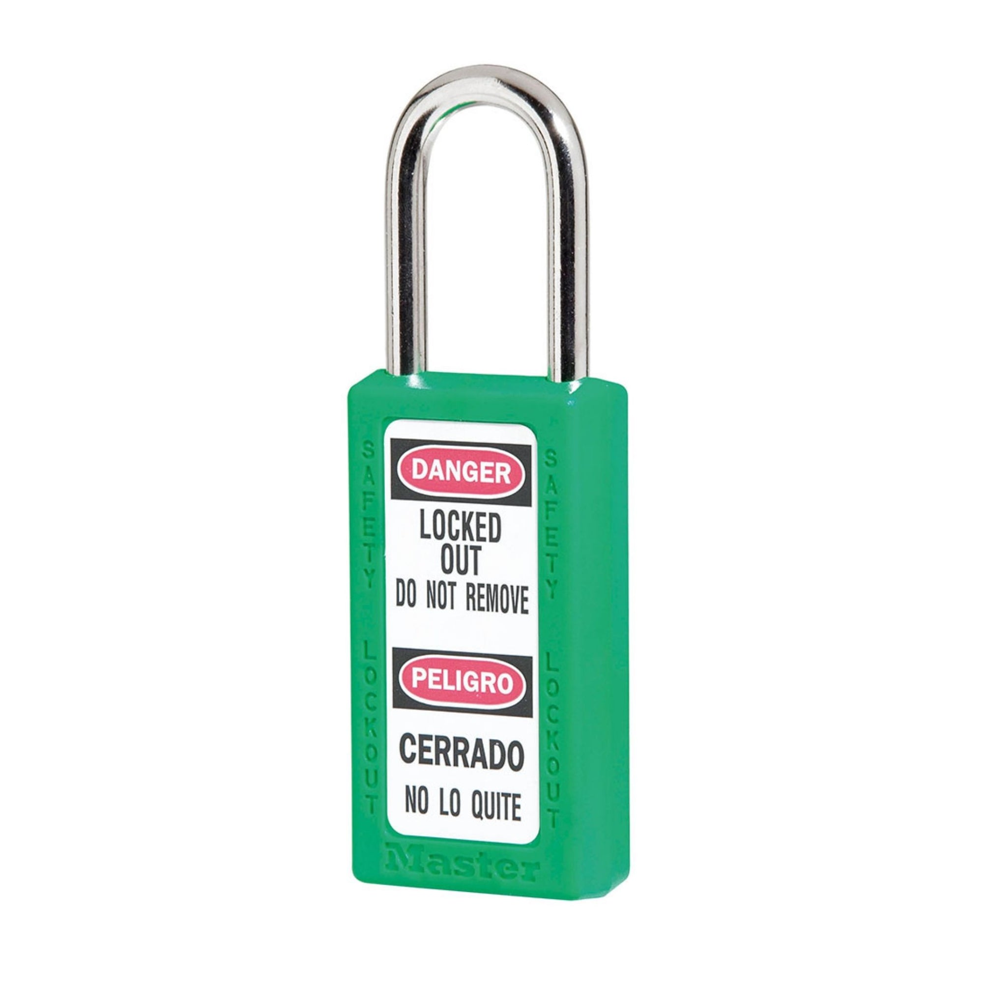 Master Lock 411GRN Green Zenex Plastic Safety Padlocks - The Lock Source