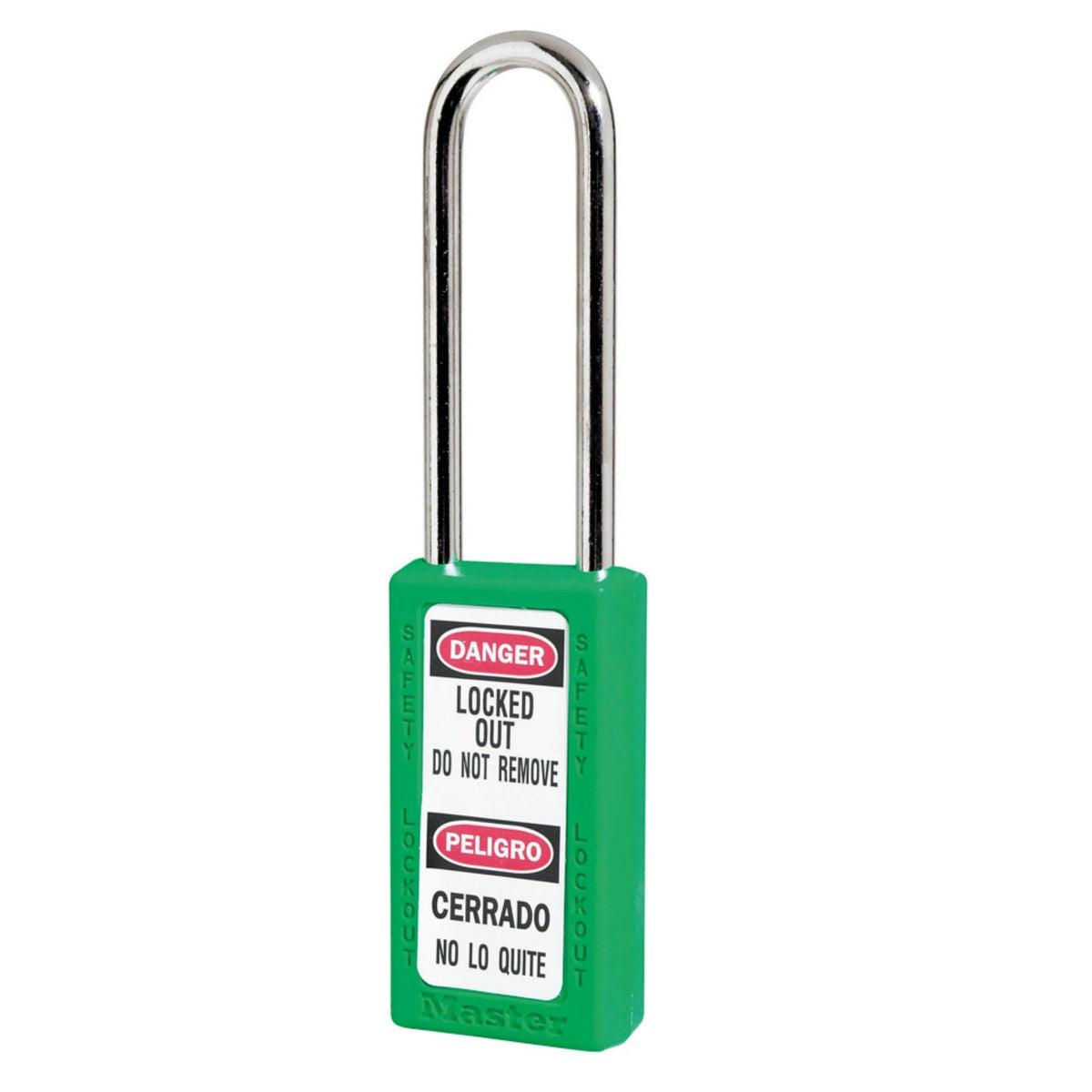 Master Lock 411KALTGRN Green Zenex Plastic Keyed Alike Safety Padlocks - The Lock Source