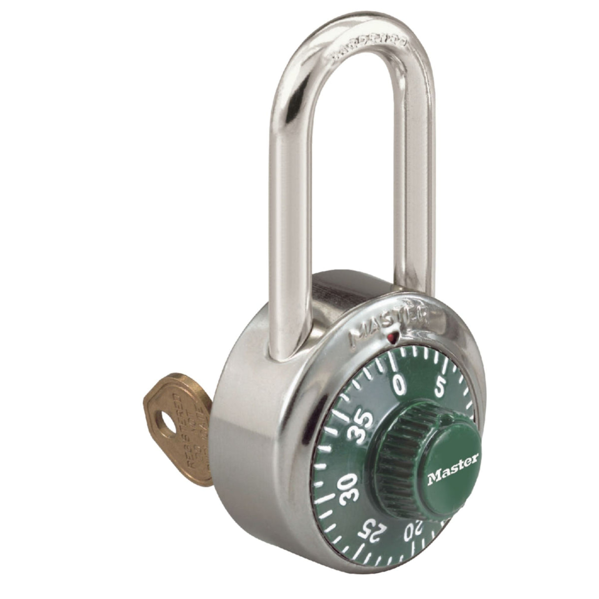 Master Lock No. 1525LHGRN Green Combination Locker Locks with 2-1/2&quot; Shackle - The Lock Source
