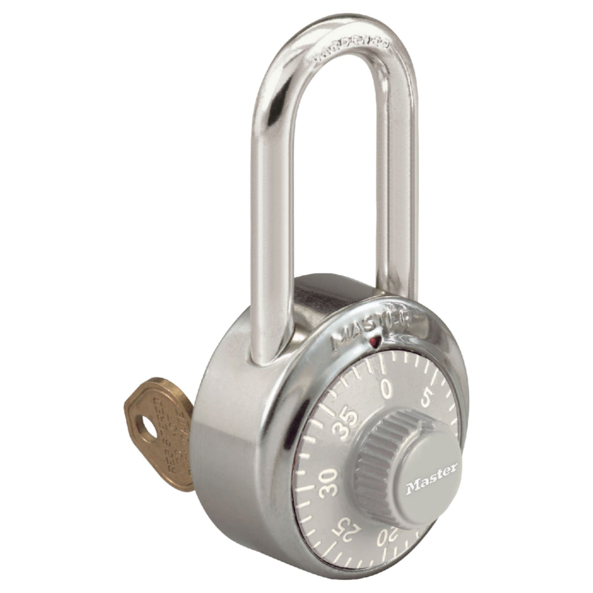 Master Lock No. 1525LHGRY Gray Combination Locker Locks with 2-1/2&quot; Shackle - The Lock Source