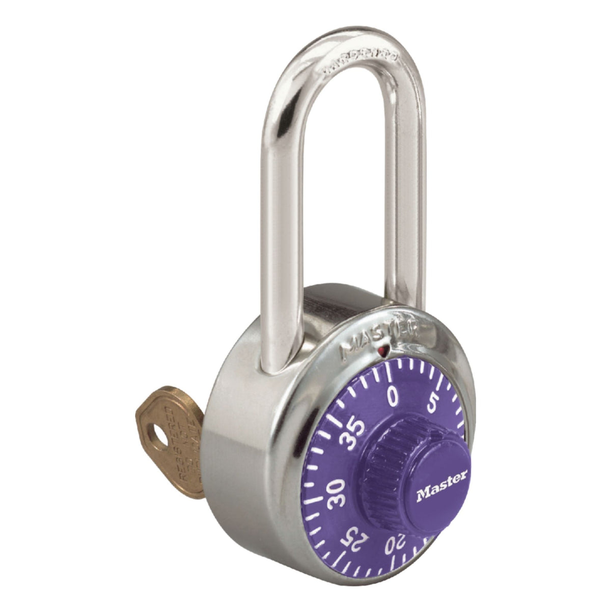 Master Lock No. 1525LHPRP Purple Combination Locker Locks with 2-1/2&quot; Shackle - The Lock Source