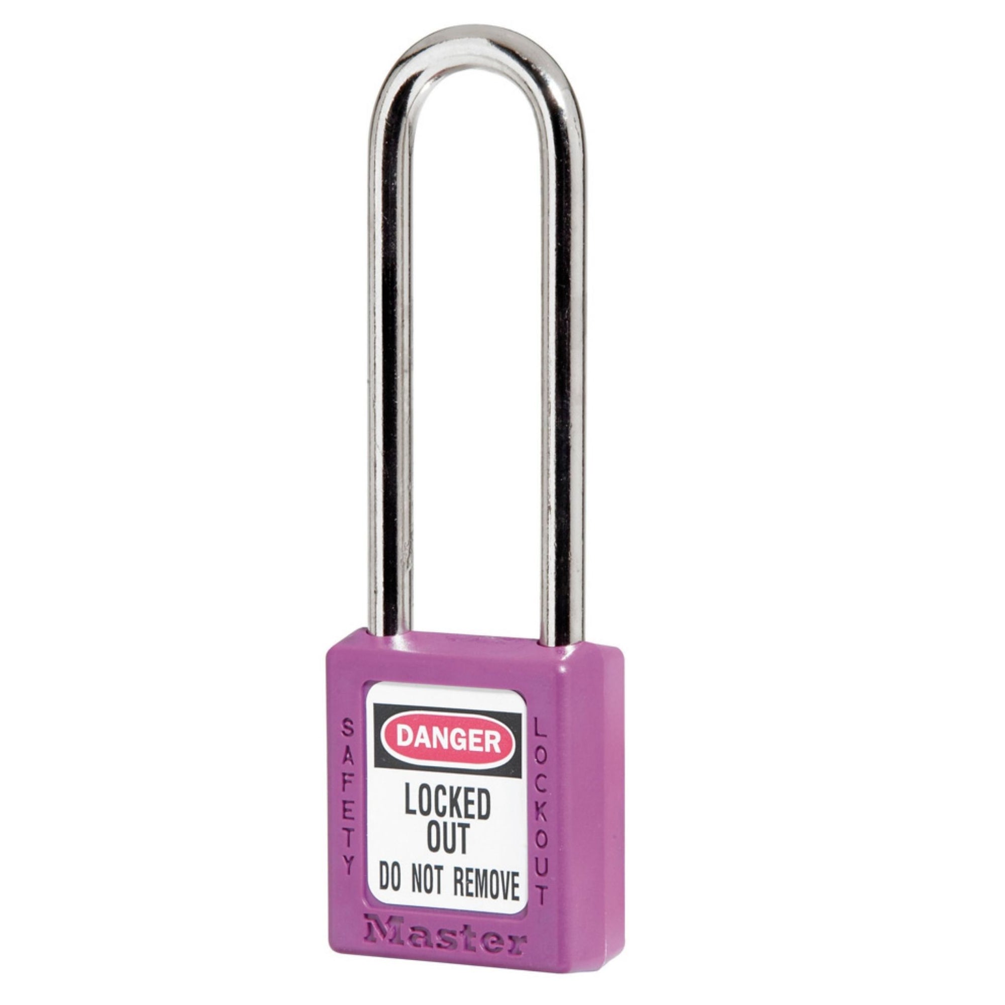 Master Lock 410MKLTPRP Purple Plastic Safety Padlocks Master Keyed with 3-Inch Shackle - The Lock Source