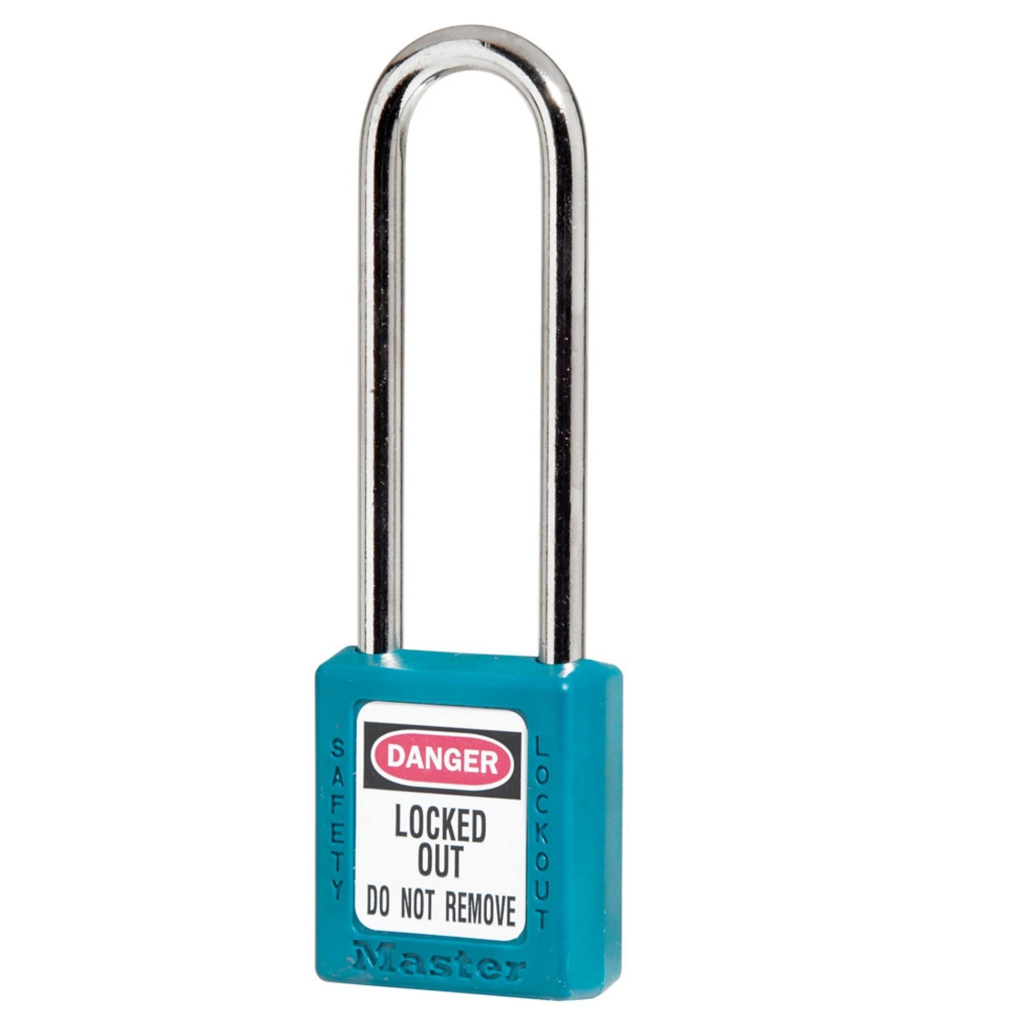 Master Lock 410MKLTTEAL Teal Plastic Safety Padlocks Master Keyed with 3-Inch Shackle - The Lock Source