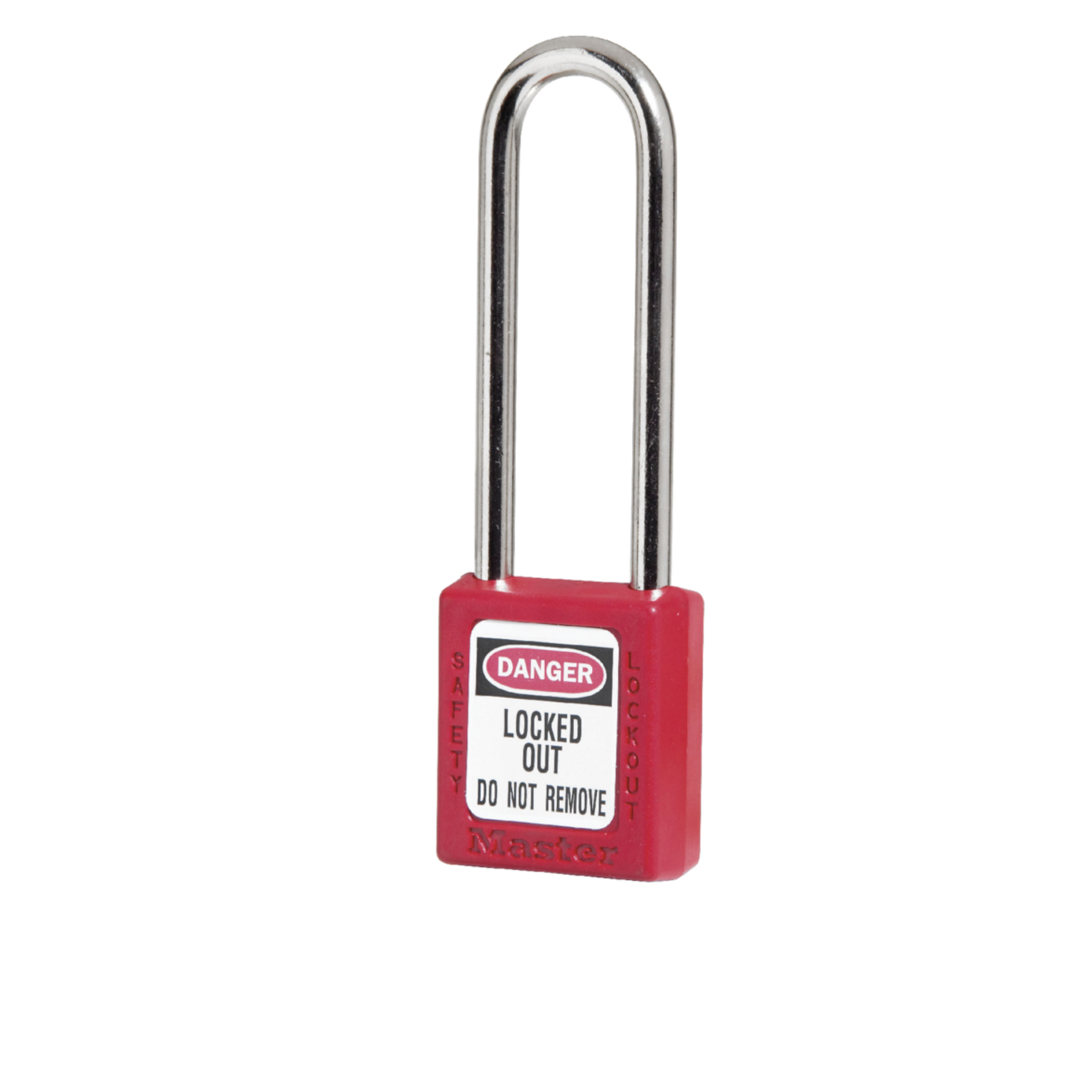 Master Lock 410MKLTRED Red Plastic Safety Padlocks Master Keyed with 3-Inch Shackle - The Lock Source