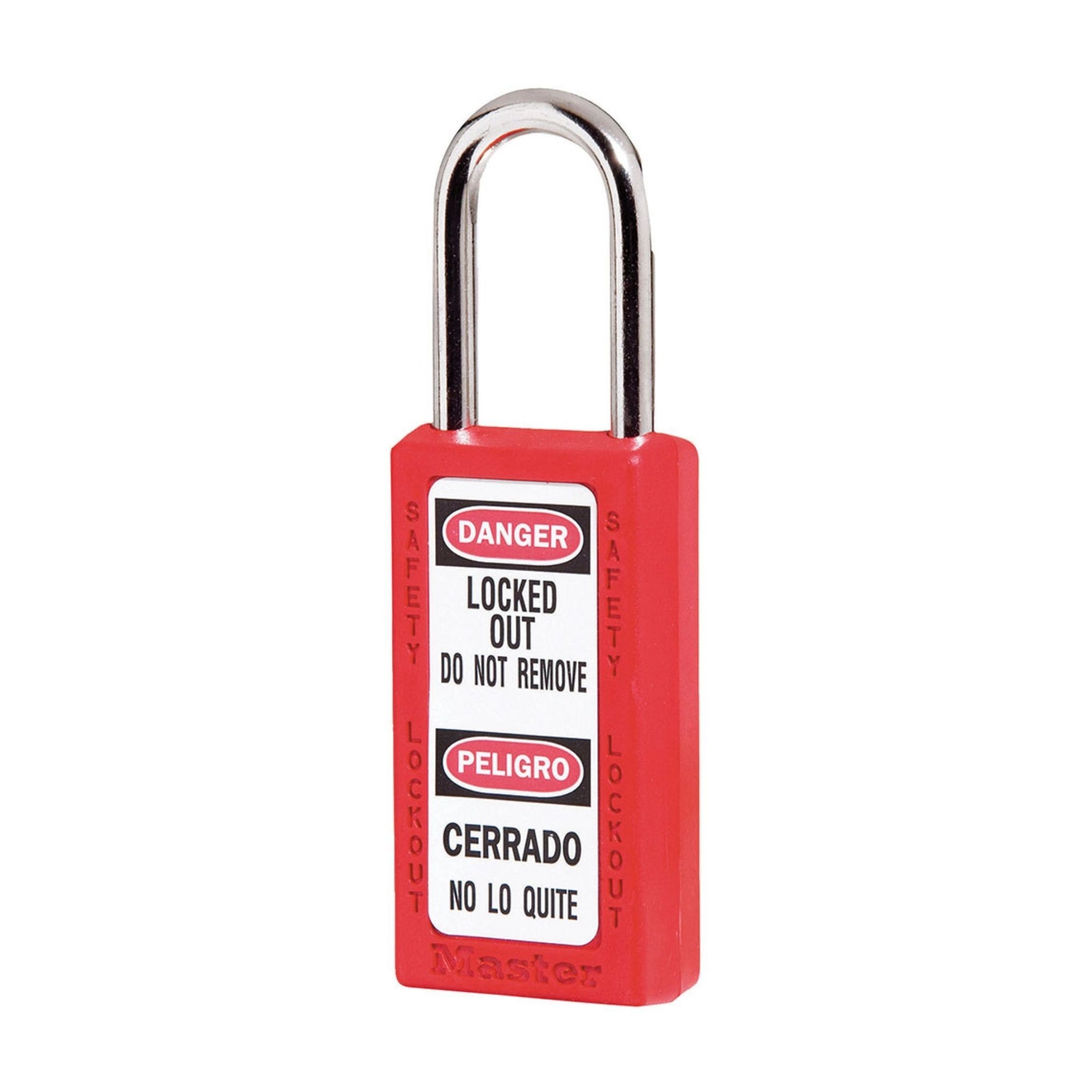 Master Lock 411RED Red Zenex Plastic Safety Padlocks - The Lock Source