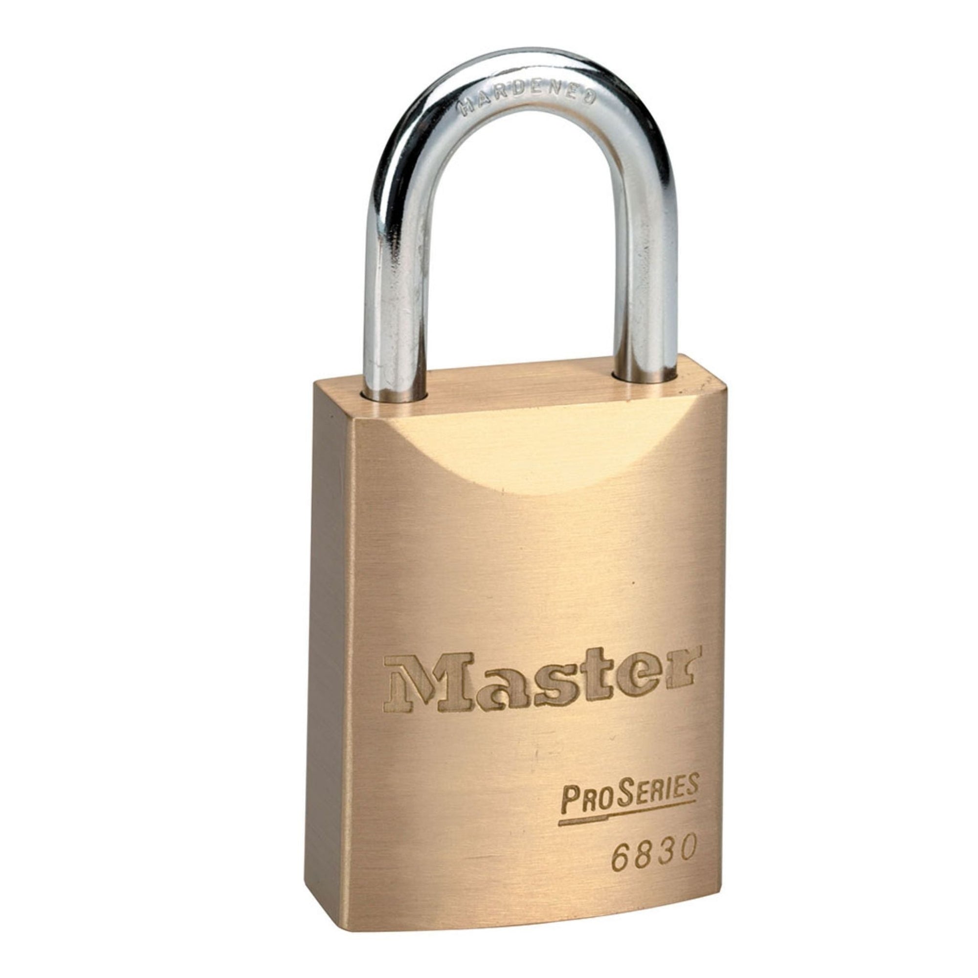 Master Lock 6830KA 10G205 Pro Series Brass Padlock Keyed Alike Locks - The Lock Source