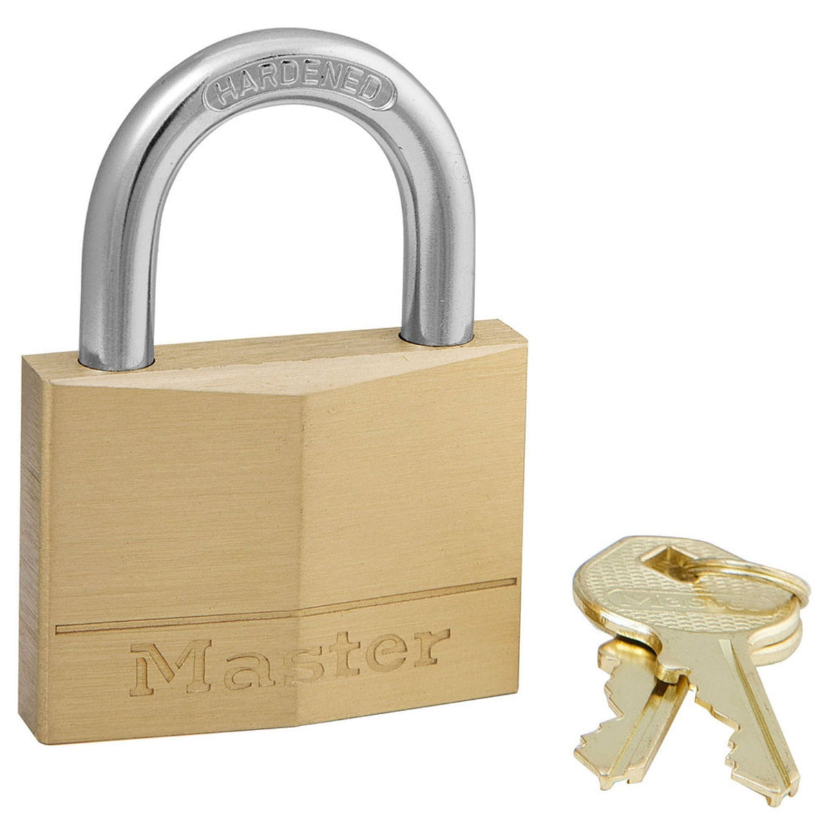 Master Lock 150D Lock Solid Brass Padlock Carded for Retail Display - The Lock Source
