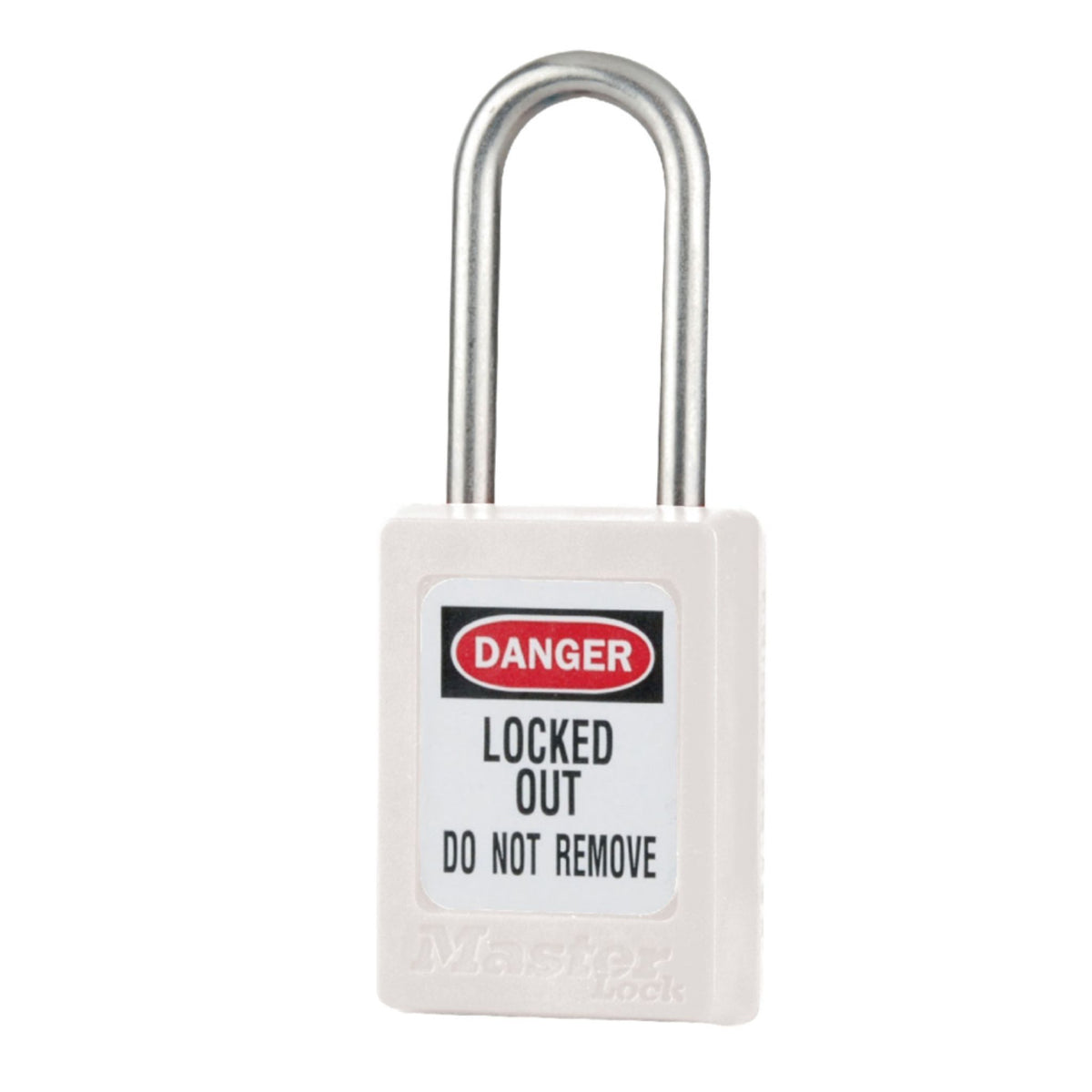 Master Lock S31WHT White Zenex Thermoplastic Padlock - The Lock Source